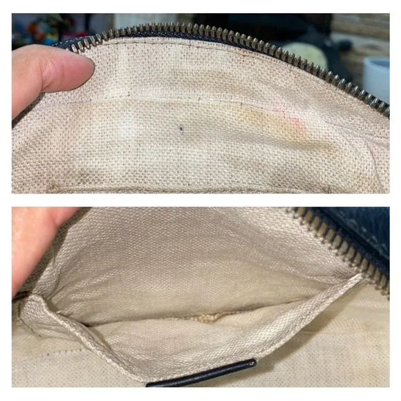 Gucci Webby Bee- Leather Crossbody Camera Bag - Picture 14 of 15